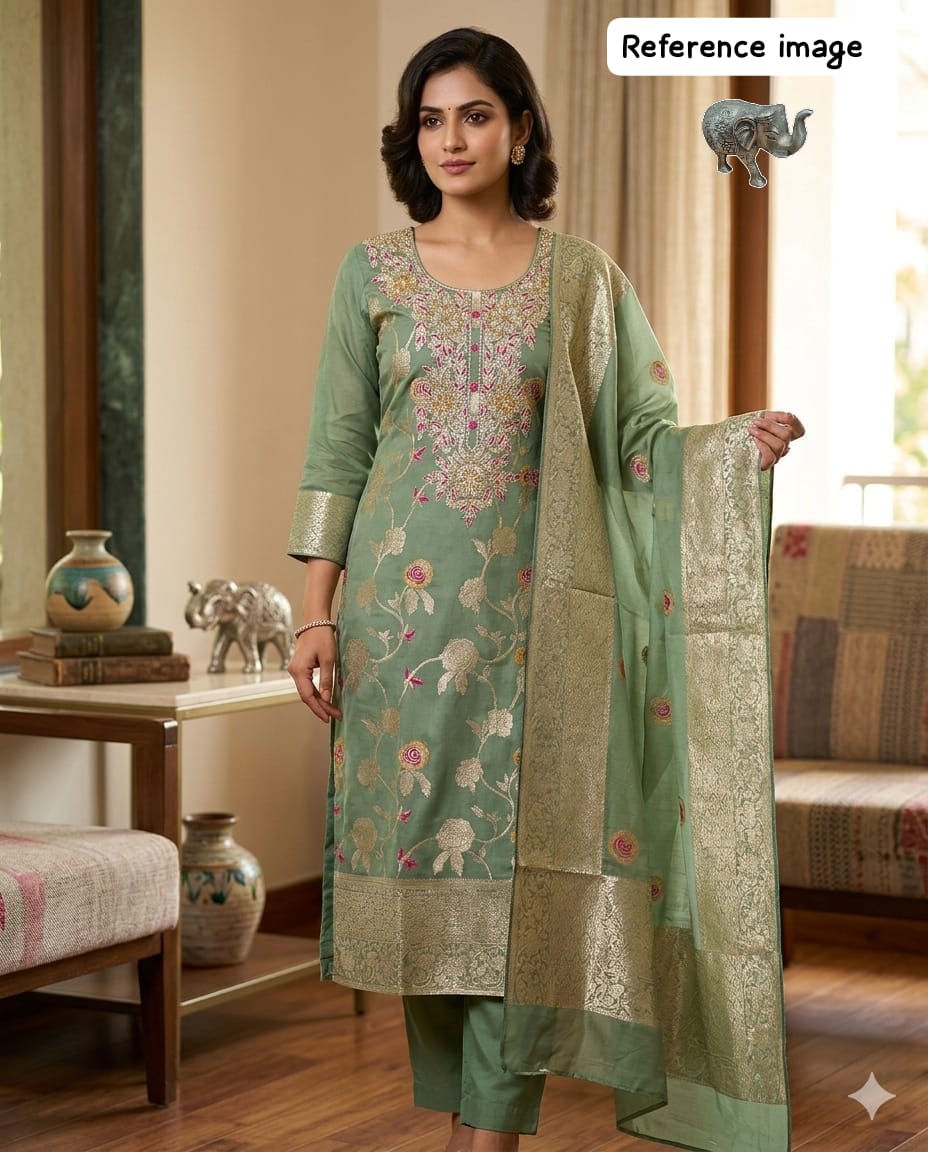 Party wear banarasi suit